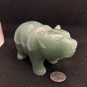Large Green Aventurine Bear Crystal 1.7lb